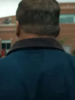 Reacher S03 Jack Reacher Blue Jacket Back View