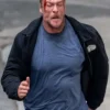 Reacher S04 Alan Ritchson Black Cotton Jacket