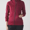 Red-And-Black-Polka-Dot-Lululemon-Scuba-Jacket