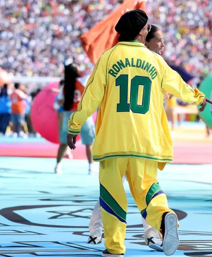 Ronaldinho FIFA World Cup Final Halftime Show Tracksuit Back View
