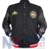 SP x Harlem Globetrotters World Famous Varsity Jacket Front View