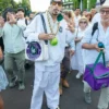 Sacha Baron Cohen Wimbledon Ali G White Track Jacket Front View
