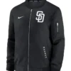Nike-San-Diego-Padres-Dugout-Black-Bomber-Jacket