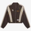 San Diego Padres Off Season x MLB Brown Full-Zip Track Jacket front view
