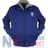 Sarajevo 84 Olympics blue and grey polyester jacket full front view