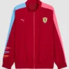 Scuderia Ferrari Puma Special Edition Miami T7 Red Track Jacket front view