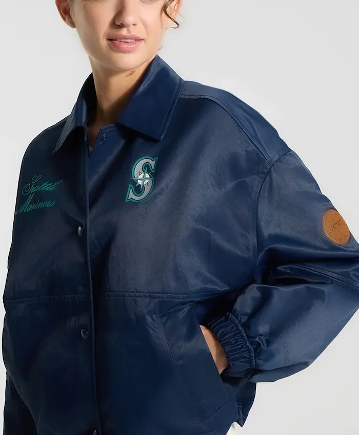 Seattle Mariners Women’s lululemon Navy Coaches Jacket