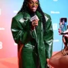 Seattle-Storm-2026-WNBA-All-Star-Weekend-Dominique-Malonga-Green-Leather-Blazer