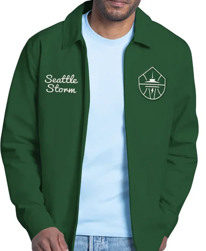 Seattle Storm Starter Franchise Lightweight Jacket front with athletic design