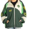 Seattle Storm Wild Collective Oversized Track Jacket front with sporty design