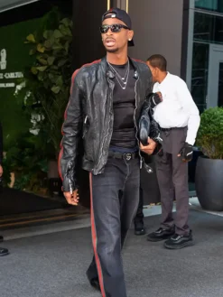 Shai FIFA World Cup 2026 Final Gucci Biker Jacket Side View