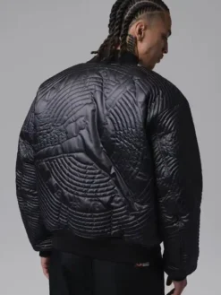 Shop-Jordan-Flight-Black-Bomber-Varsity-Jacket-For-Men-and-Women
