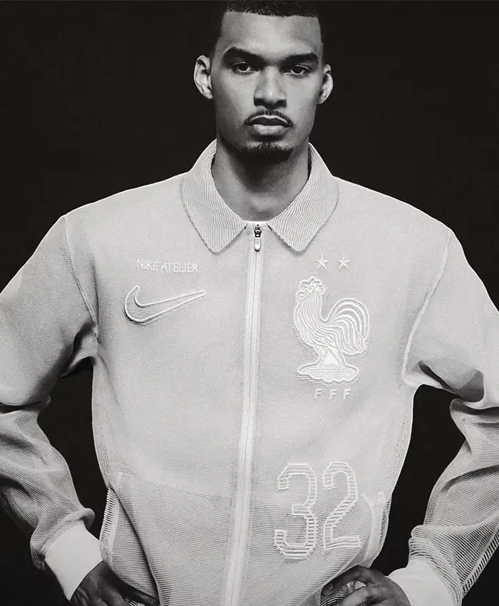 Shop Nike Atelier x Wemby France Paris Beige Jacket
