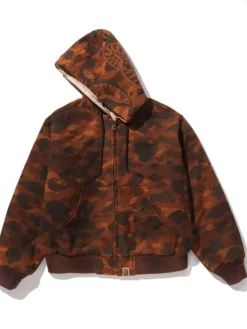 Solid 1st Shark Camo Heavy Zip Jacket