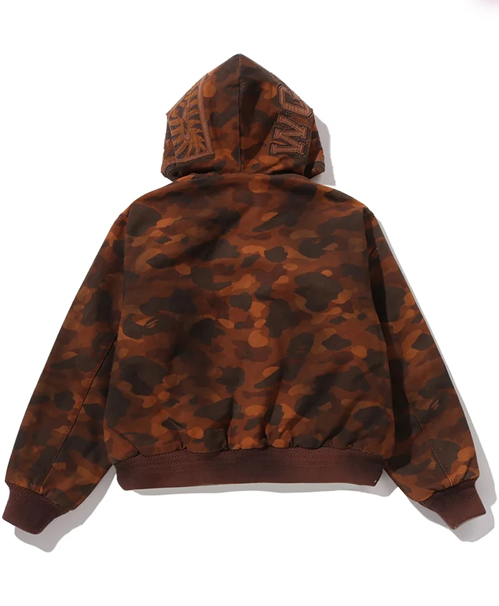 Solid 1st Shark Zip Camo Heavy Jacket