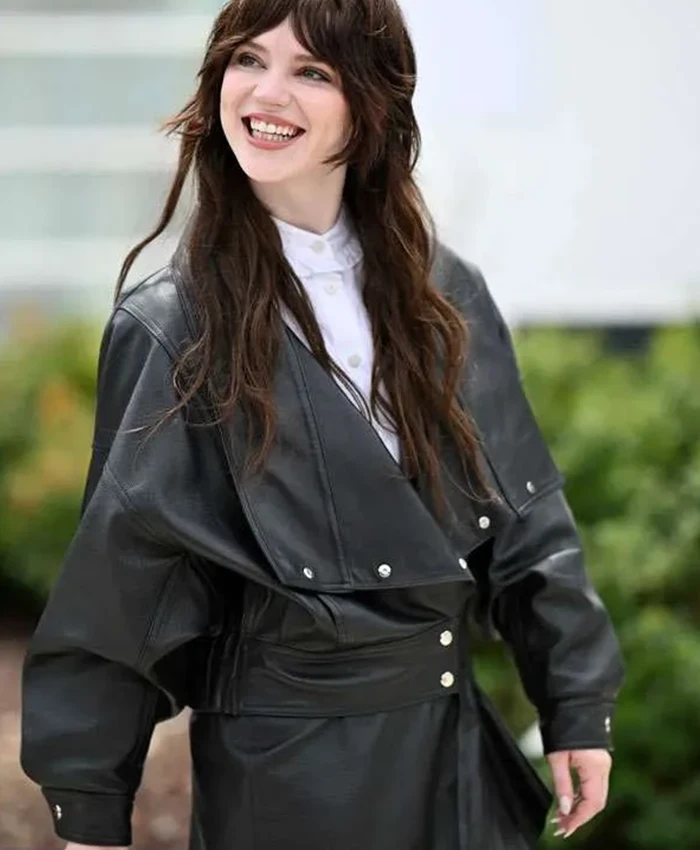 Sophie Thatcher Her Private Hell Black Leather Jacket