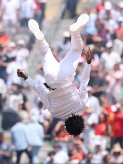 Speed FIFA World Cup Final Halftime Show White Suit Back View