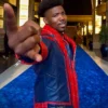 Spider-Man Brand New Day 2026 Dominique Barrett leather jacket with zipper cuffs and full-length sleeves