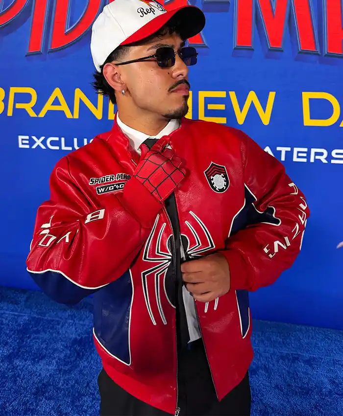 Cristian Andres Spider-Man Leather Jacket - Image 2