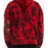 Spider-Man Marvel Red Tie-Dye Hoodie