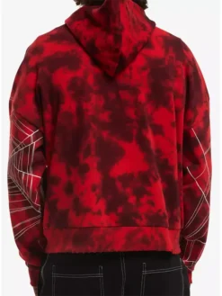 Spider-Man Marvel Red Tie-Dye Hoodie