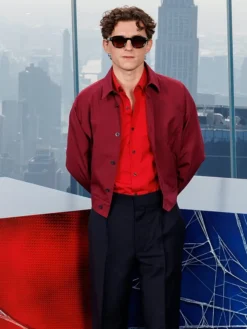 Spider Man New Day Tom Holland New York Red Jacket Front View