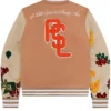 Starbucks x KidSuper Colm Dillane Team PSL Varsity Jacket Back View