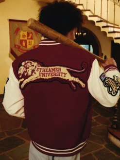 Streamer University Kai Cenat Varsity Jacket