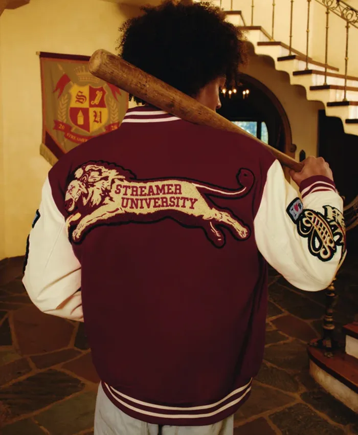 Streamer University Kai Cenat Varsity Jacket