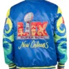 Super Bowl LIX The Big Easy Satin Full-Snap Jacket