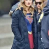 Supergirl Melissa Benoist Blue Coat