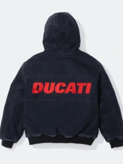Supreme Ducati Black Denim Jacket