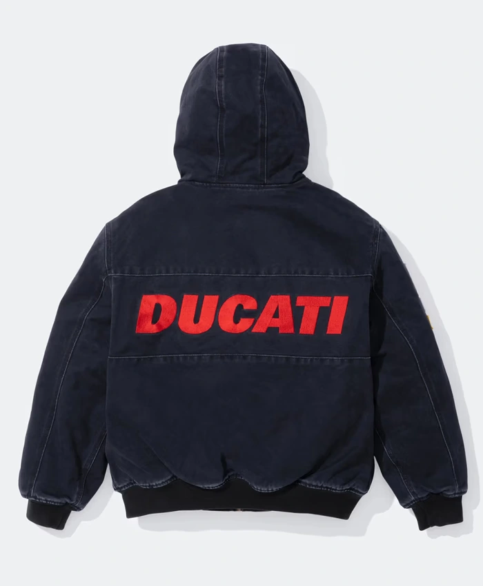 Supreme Ducati Black Denim Jacket