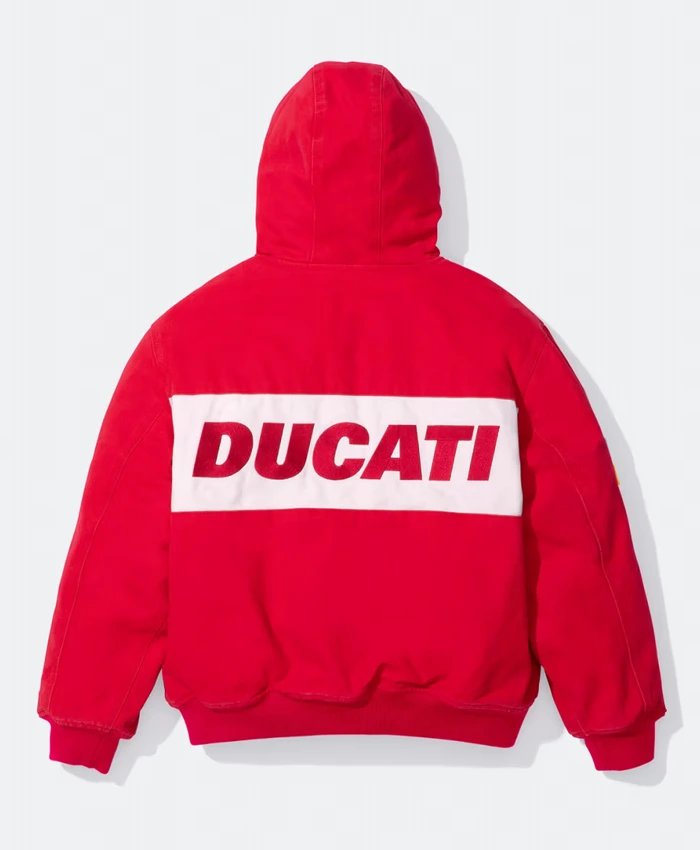 Supreme Ducati Red Denim Jacket