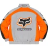 Supreme Fox Racing Grey Puffy Jacket