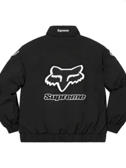 Supreme Fox Racing Puffy Black Jacket