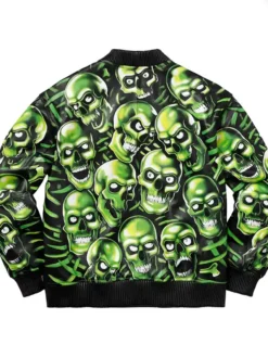 Supreme Skull Pile Bomber Leather Jacket
