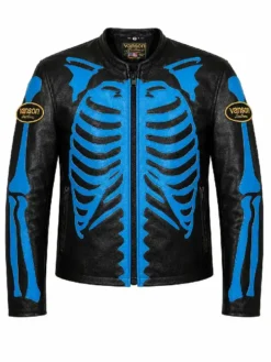 Supreme x Vanson Leather Bones Black Jacket