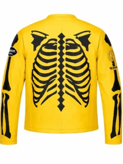 Supreme x Vanson Leather Bones Yellow Jacket