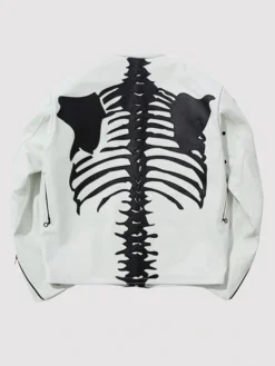Supreme x Vanson Leather White Bones Jacket