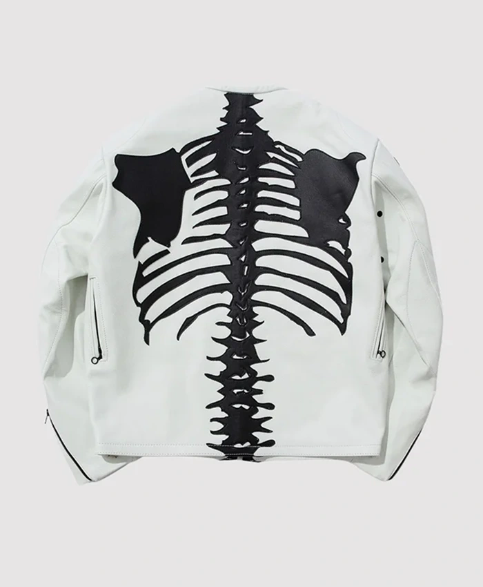 Supreme x Vanson Leather White Bones Jacket