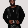 THE-TONIGHT-SHOW-Shaboozey-Black-Leather-Vest