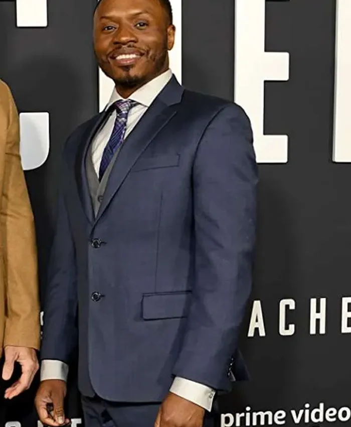 TV-Series Reacher Season 01 Malcolm Goodwin Blue Suit