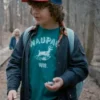 TV-Series Stranger Things Dustin Henderson Blue Denim Jacket front view