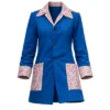 The End of Oak Street 2026 Anne Hathaway Blue Floral Coat