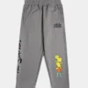 The Simpsons x Shoe Palace Family Grey Tracksuit pants front view