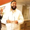 The Tonight Show DJ Khaled White Satin Jacket Front View