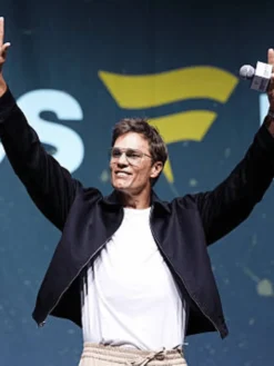 Tom Brady Fanatics Fest NYC 2026 Black Jacket Front View