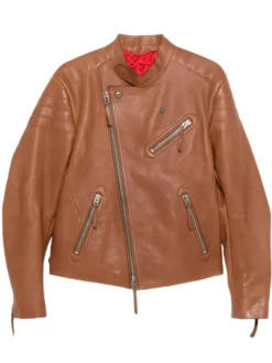 Tom-Ford-Brown-Leather-Biker-Jacket