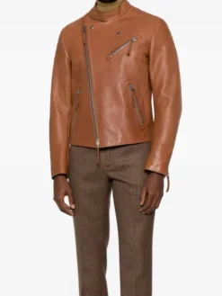 Tom-Ford-Brown-Real-Leather-Biker-Jacket-Men